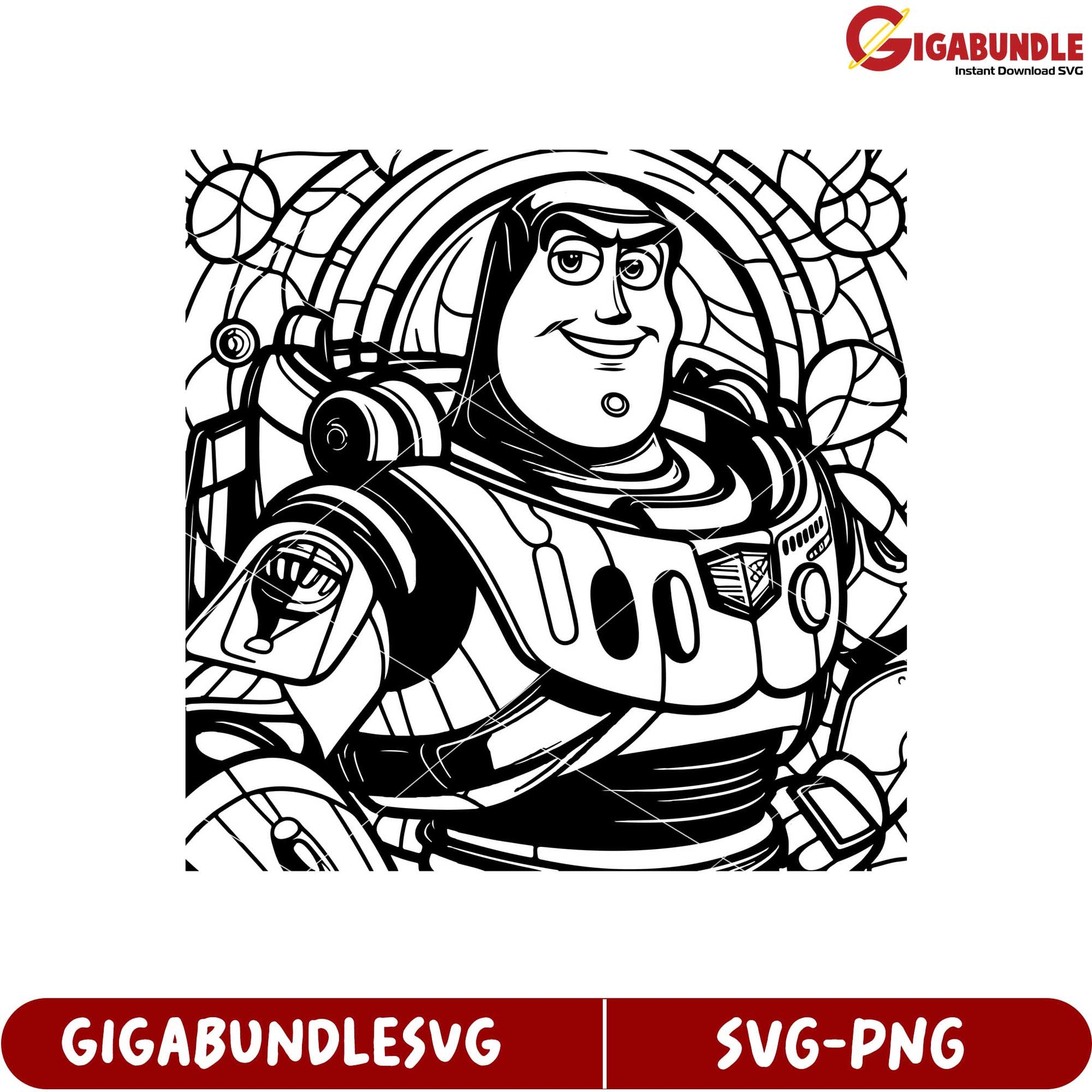 Adventure Ready Buzz Lightyear SVG Art for Crafting and Design