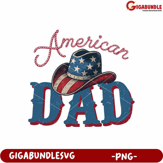 American dad png, patriotic dad png, usa flag png
