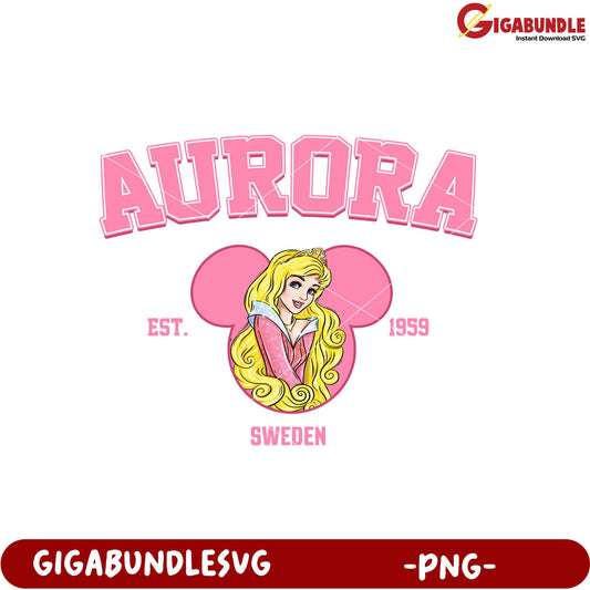 Aurora Princess PNG Graphic for Fans and Collectors
