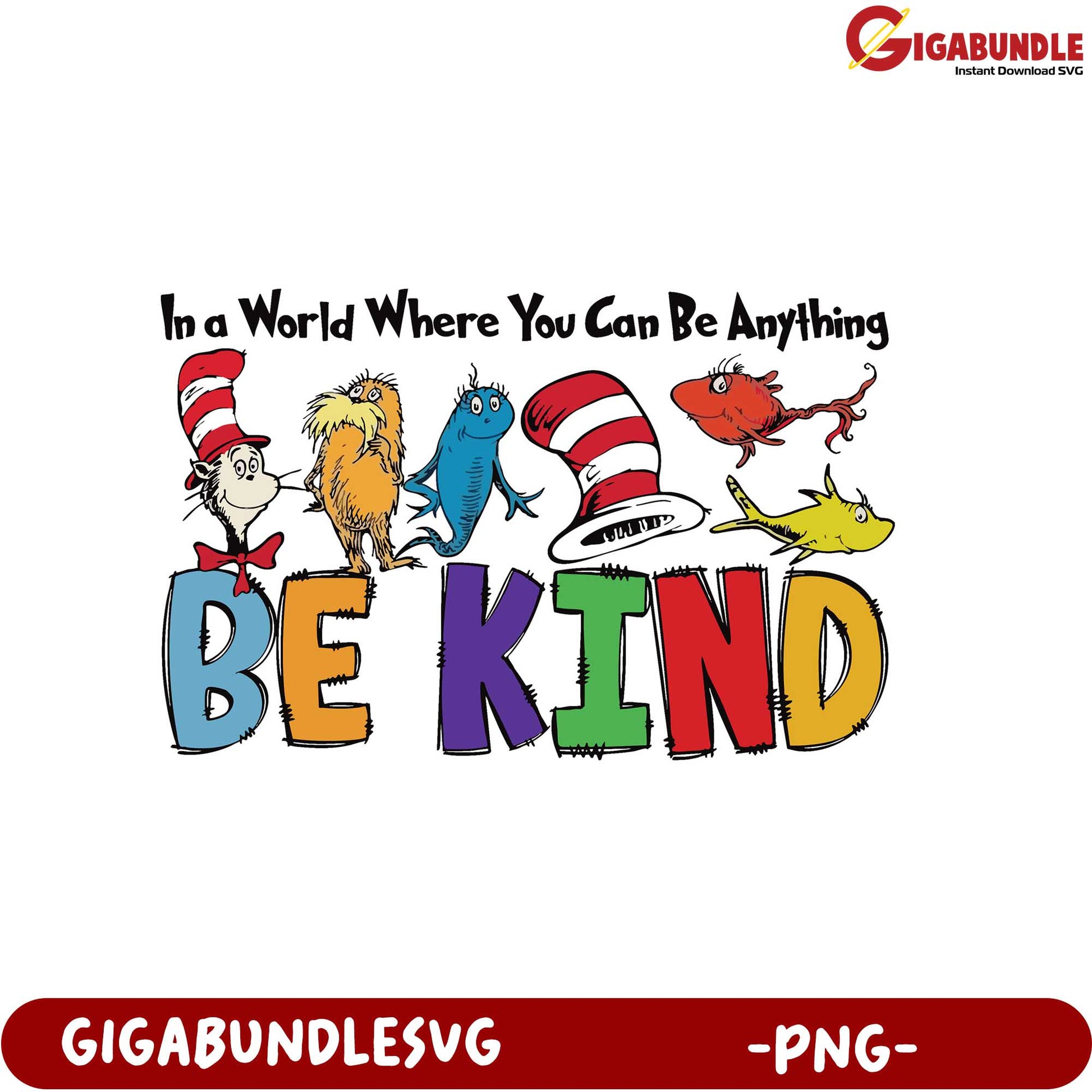 Be Kind Inspirational Quote PNG for Positive Vibes Design