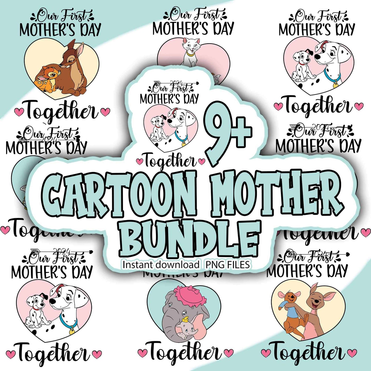 Cartoon Mother Bundle PNG