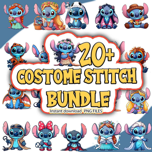 Costume Stitch Bundle Png