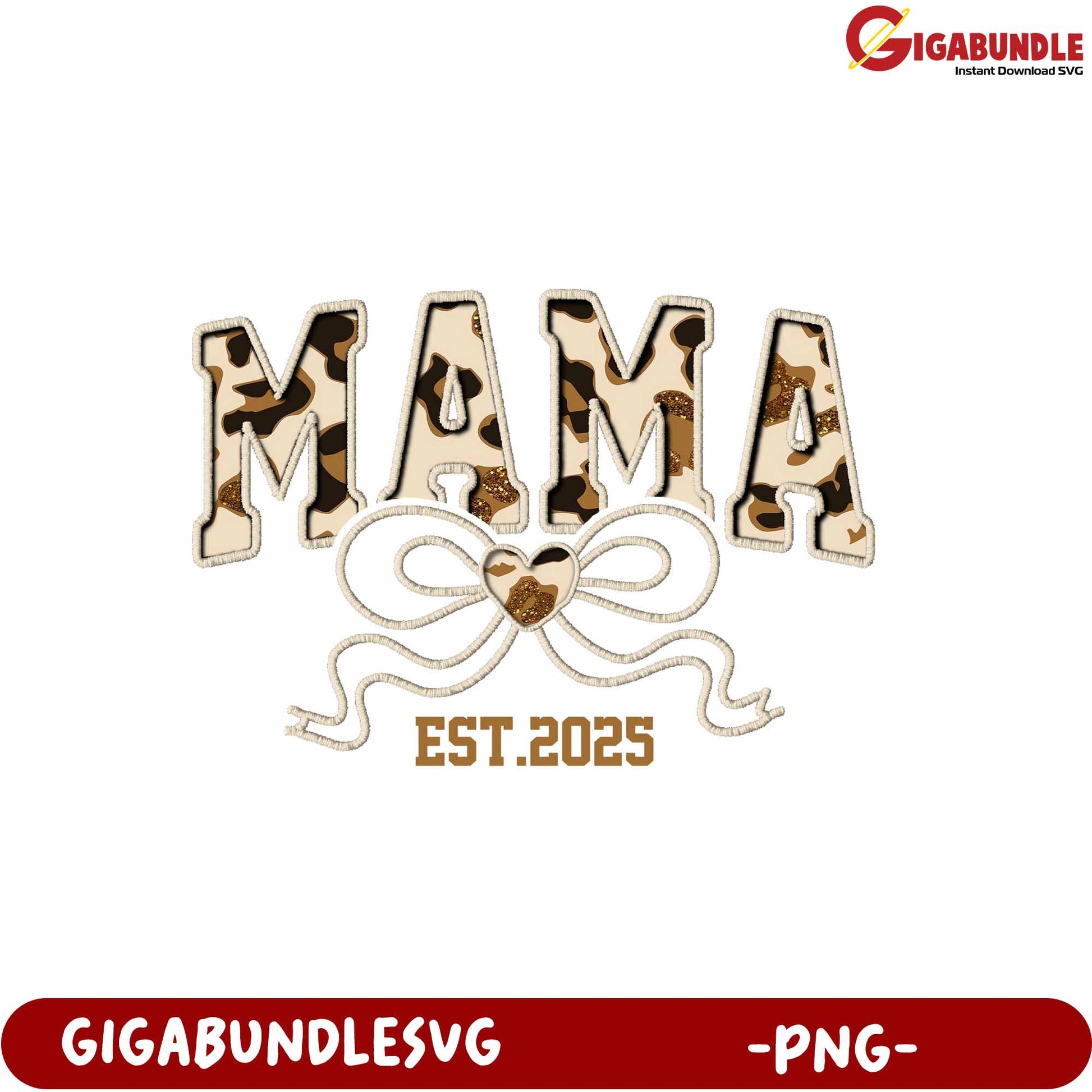Camo Mama Design PNG for Mother's Day and Family Celebrations 2025