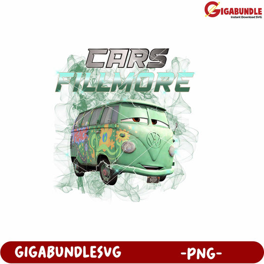 Cars fillmore png, disney pixar cars png, fillmore character png