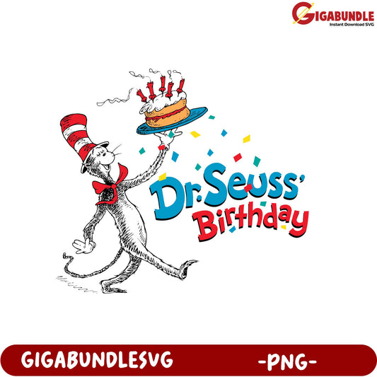 Celebrate Dr. Seuss' Birthday with Fun PNG Graphics Design