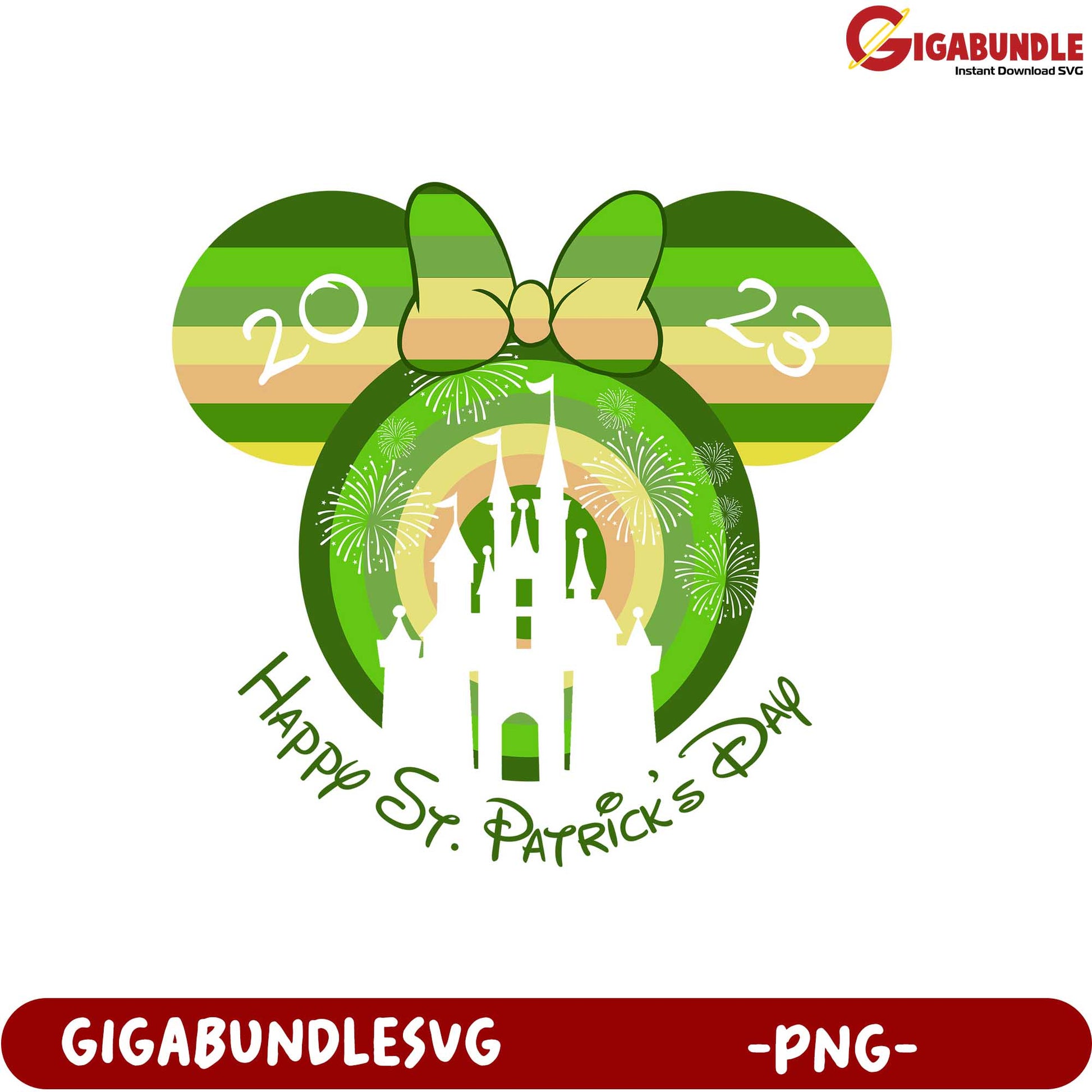 Celebrate St. Patrick's Day 2023 with Fun Disney PNG Design