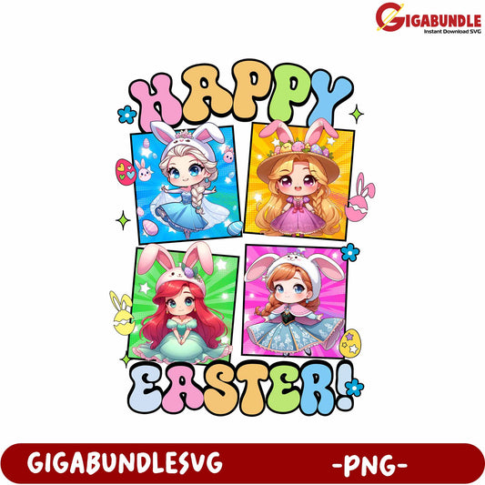 Charming Easter Bunny PNG Art for Spring Celebrations