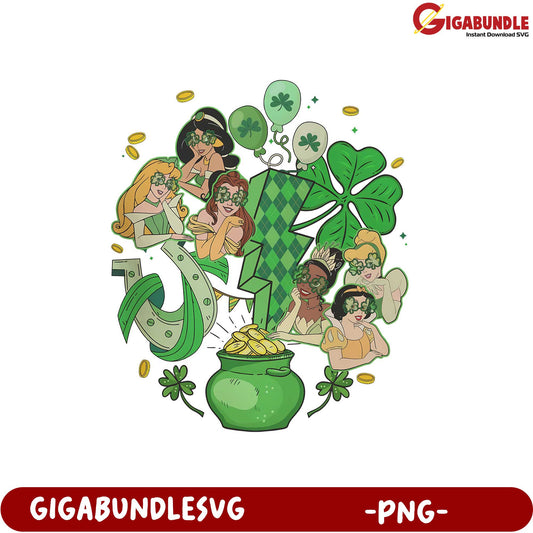 Charming St. Patrick's Day PNG Lucky Characters and Designs