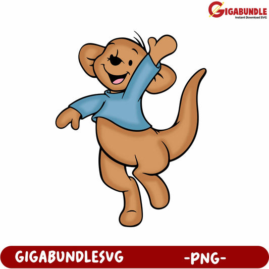 Cheerful Cartoon Character PNG for Fun Designs and Crafts