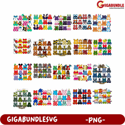 Colorful Butterfly and Animal Clipart Set for Creative Projects PNG