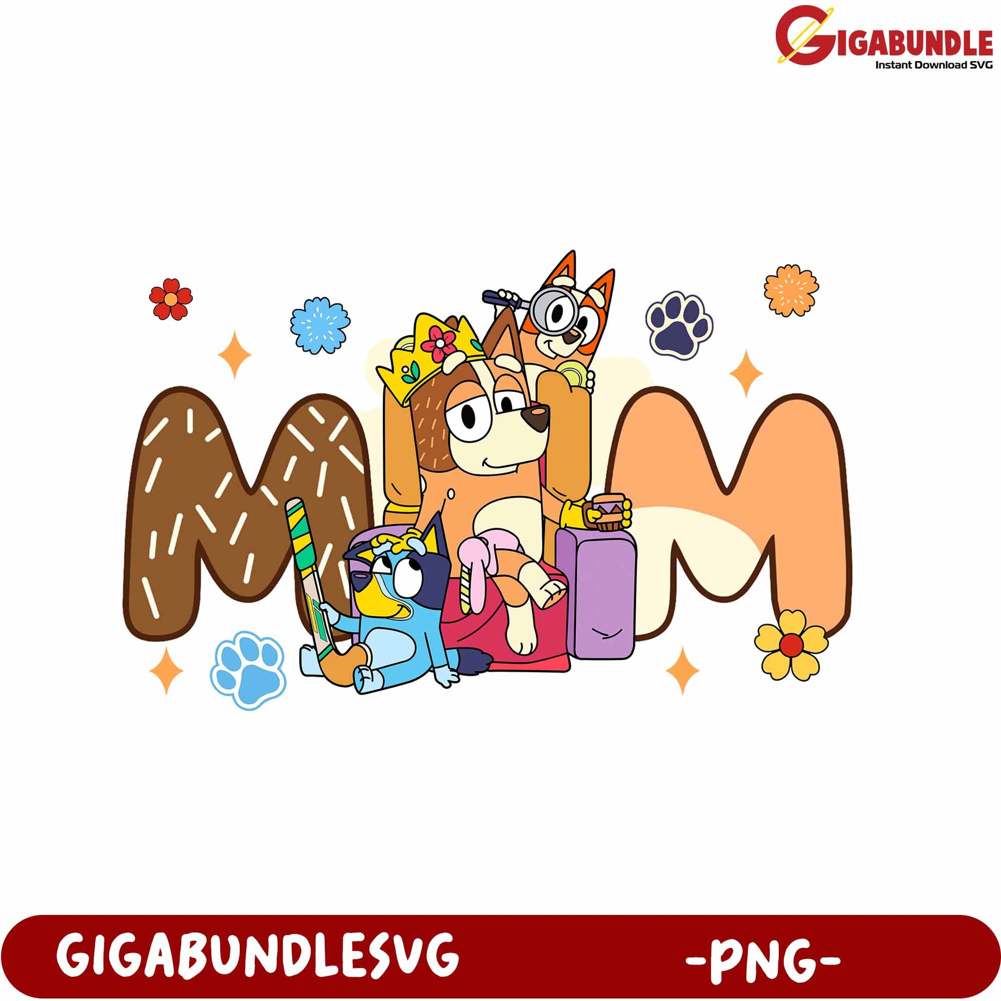 Colorful Cartoon Animals and Travel Gear PNG for Crafting Fun