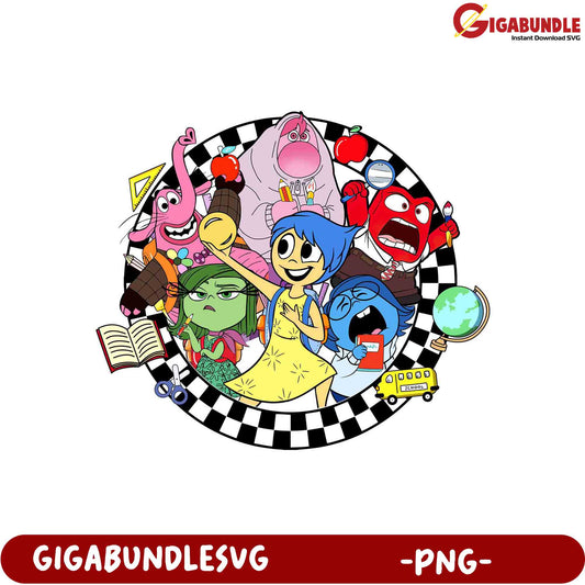 Colorful Emotions Character PNG - Fun Cartoon Design