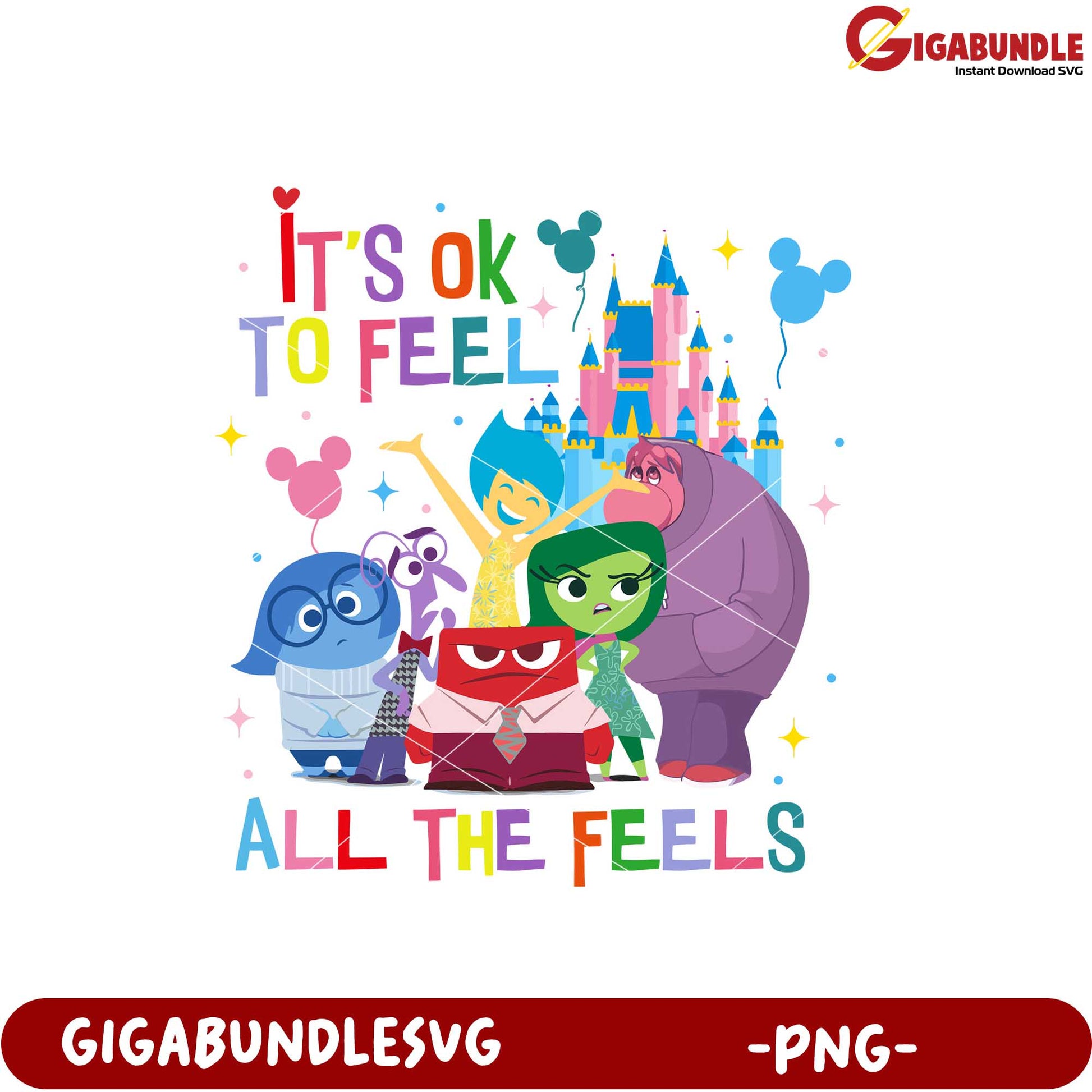 Colorful Emotions Design PNG for Positive Vibes