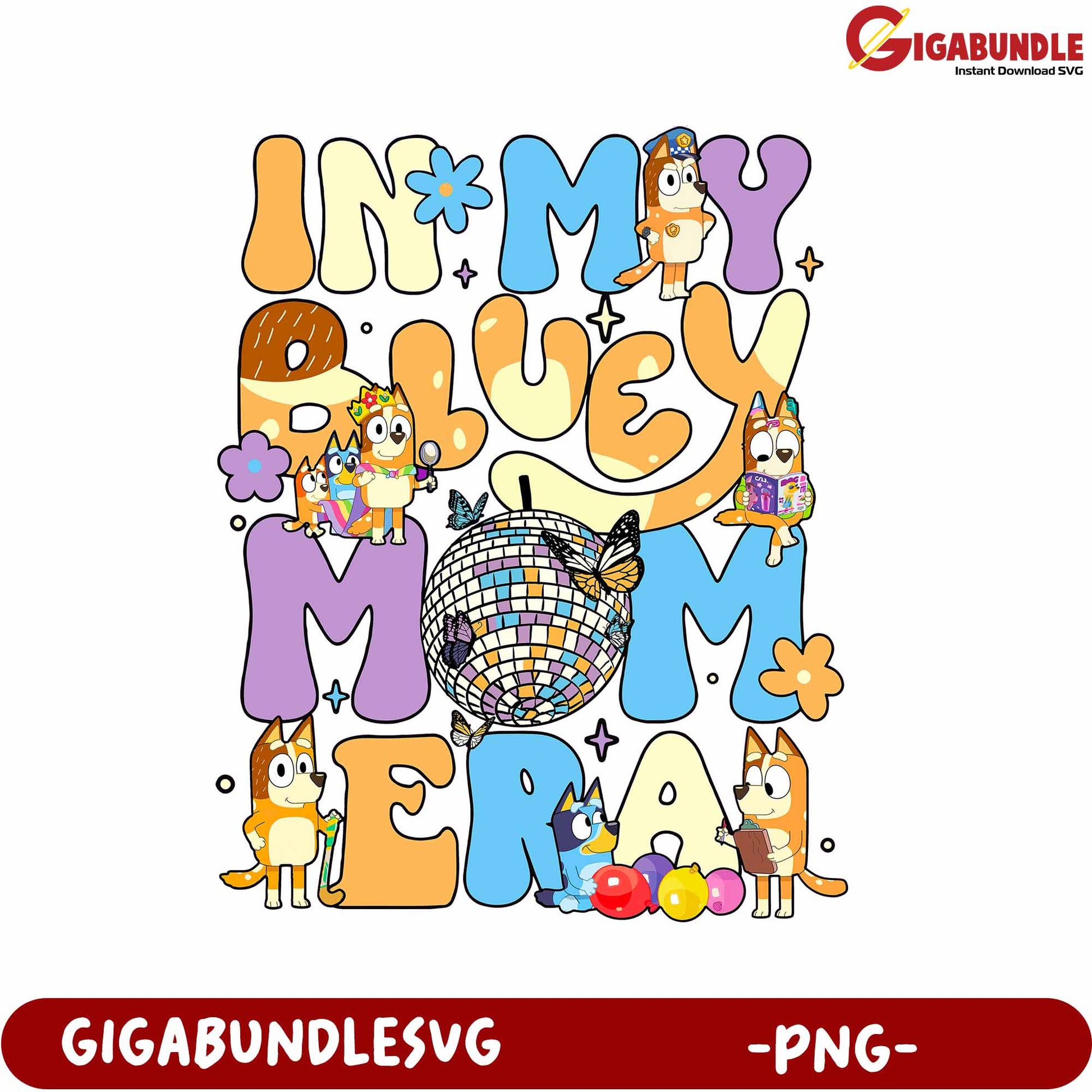 Colorful Kids Art Featuring Dancing Dogs in PNG Format