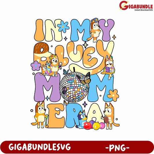 Colorful Kids Art Featuring Dancing Dogs in PNG Format
