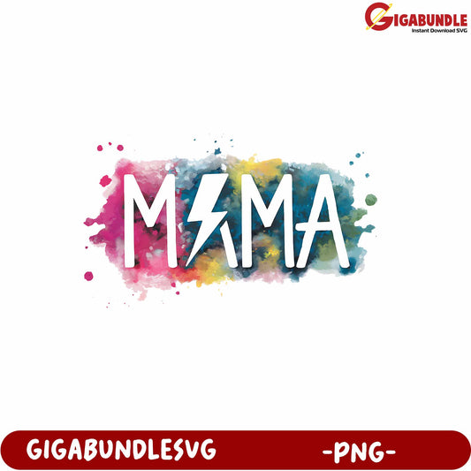 Colorful MSMA Design for Creative Projects in PNG Format Download