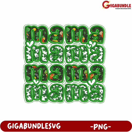 Colorful Mama Design PNG for Crafts and Creative Projects Online
