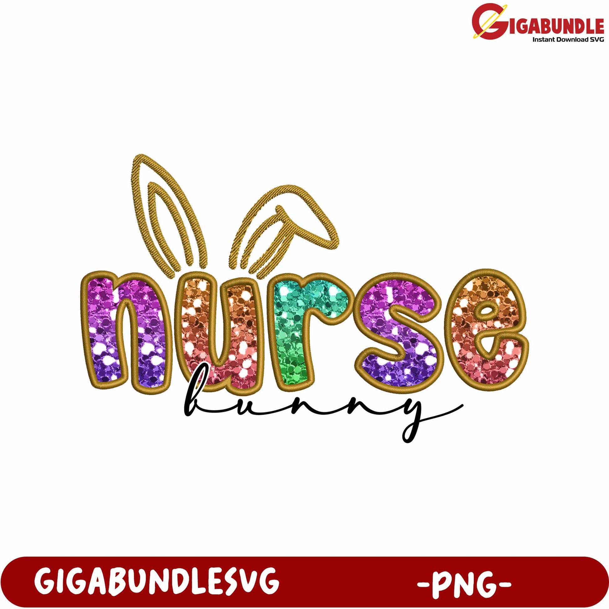 Colorful Nurse Bunny Design for Fun PNG Craft Projects