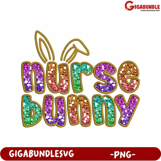 Colorful Nurse Bunny PNG Design for Creative Projects