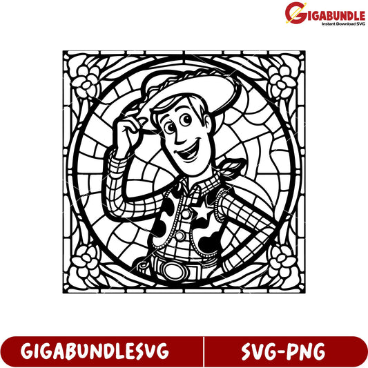 Cowboy Character SVG Design for Crafting and Creative Projects