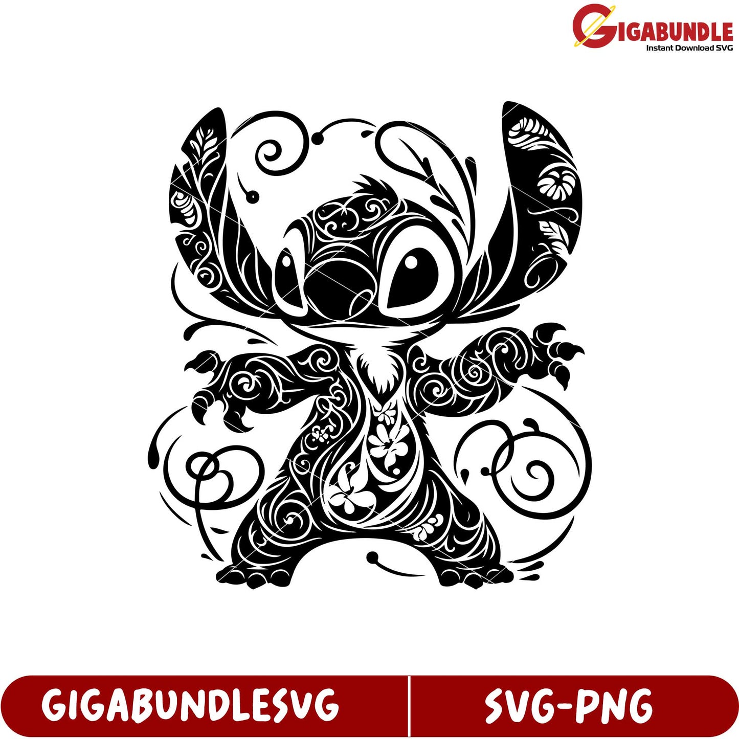 Creative Floral Stitch Design SVG for Unique Craft Projects