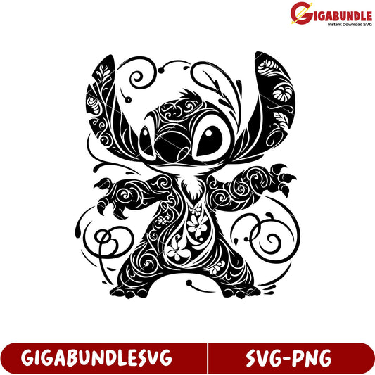 Creative Floral Stitch Design SVG for Unique Craft Projects