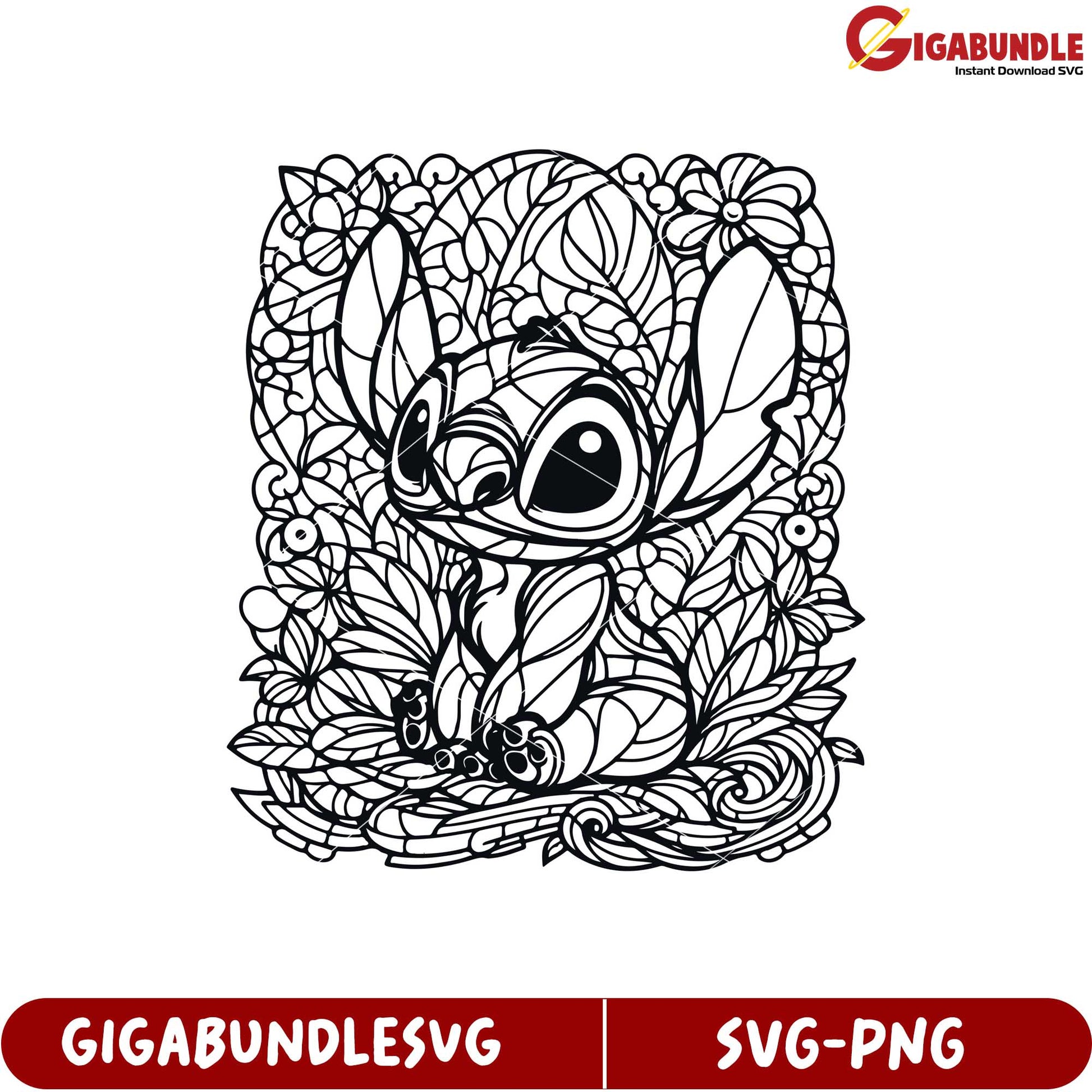 Cute Cartoon Character Floral Design SVG for Creative Projects