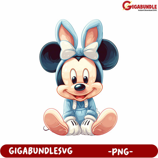 Cute Cartoon Character PNG File for Digital Download Use