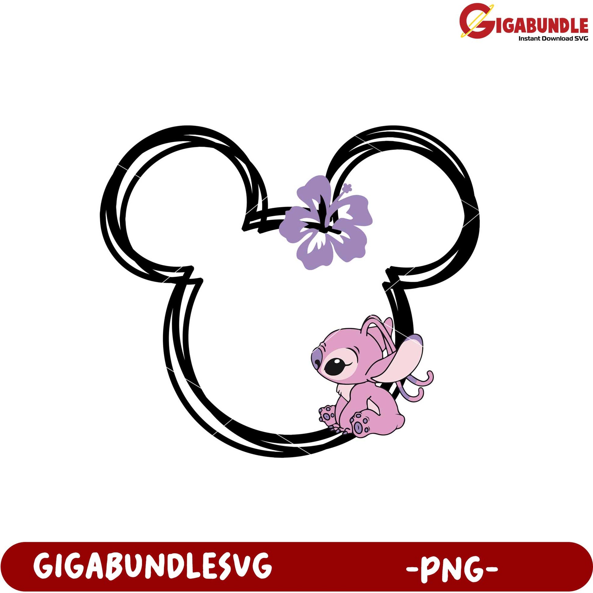 Cute Disney Inspired PNG Graphic Design Downloadable File