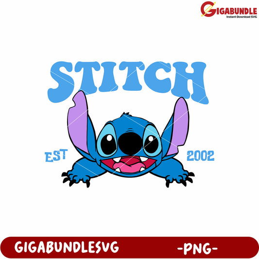 Cute stitch design png, adorable stitch png, lilo and stitch art png