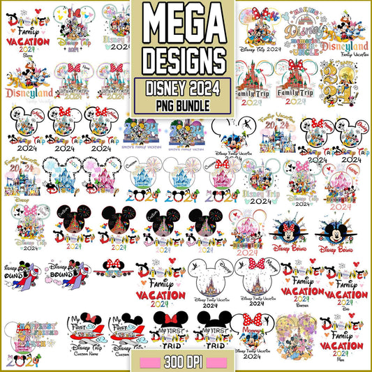 Mega Disney Princess 2024 Bundle Png