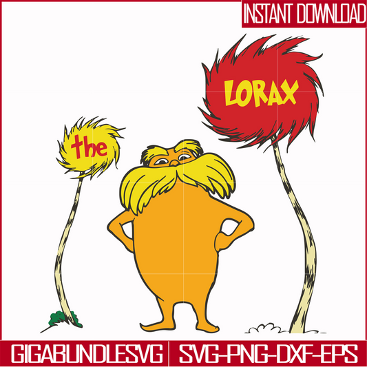 DR000151-The Lorax svg, png, dxf, eps file DR000151