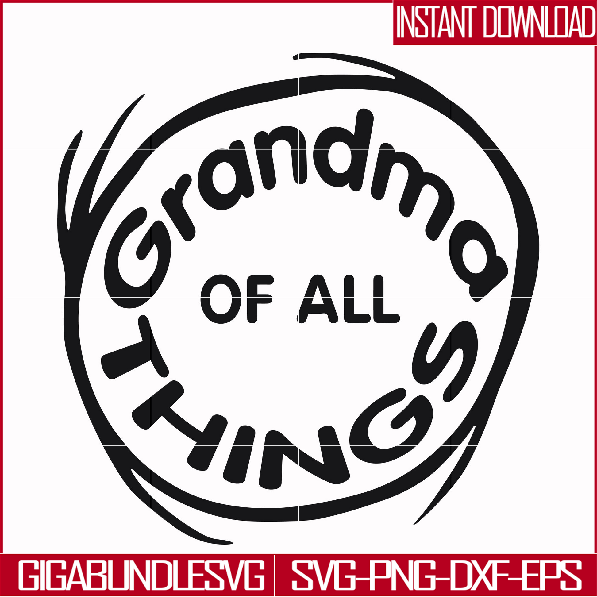 DR000157-Grandma of all things svg, png, dxf, eps file DR000157