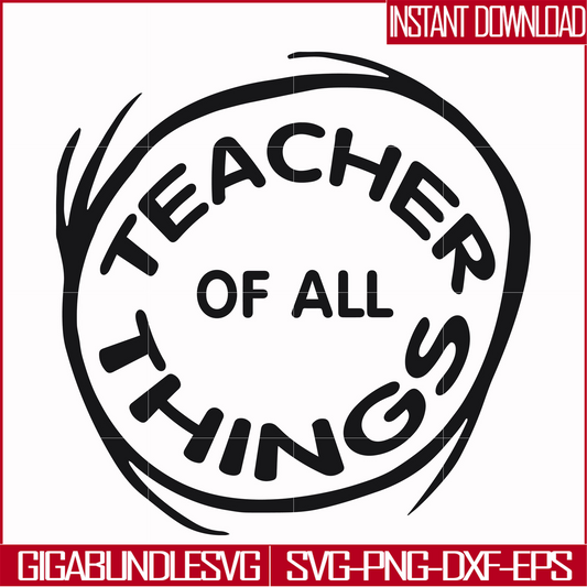 DR000161-Teacher of all things svg, png, dxf, eps file DR000161