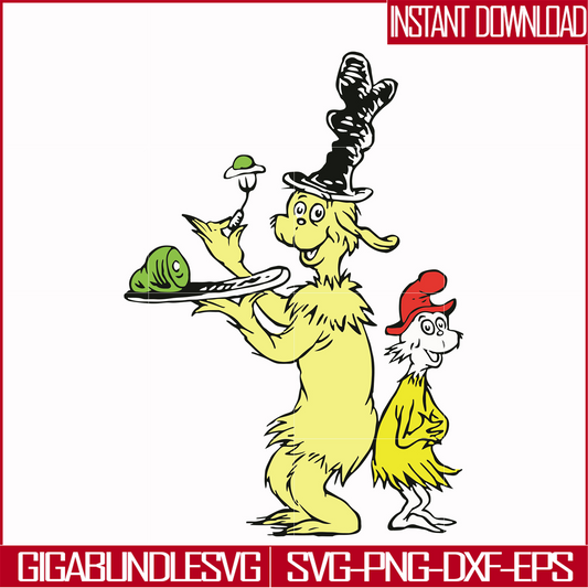 DR000166-Dr Seuss svg, png, dxf, eps file DR000166