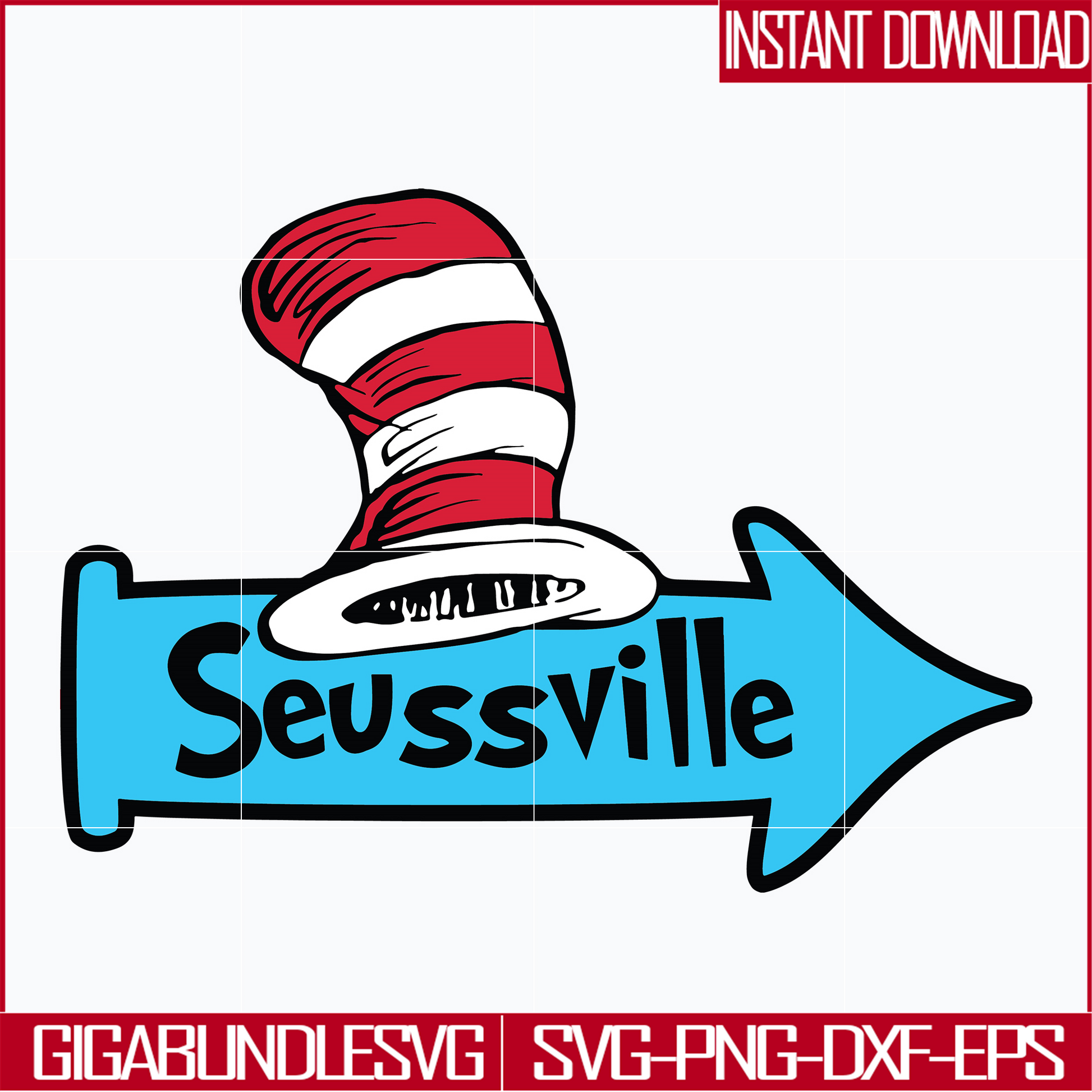 DR03022110-Dr Seuss svg, png, dxf, eps file DR0302210