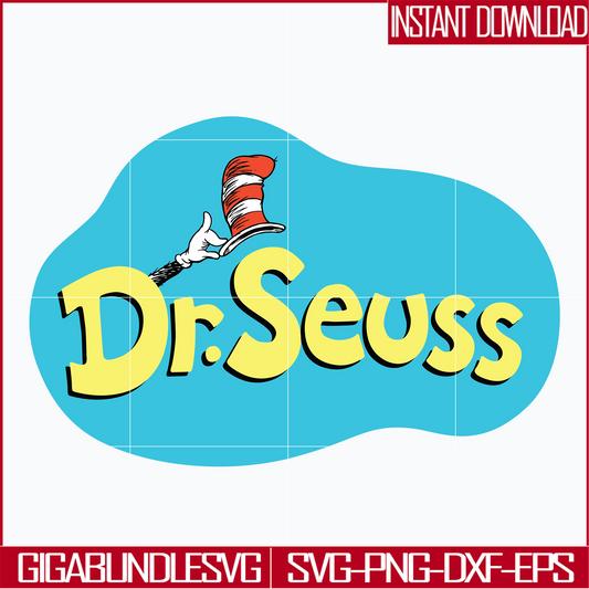 DR0302218-Dr Seuss svg, png, dxf, eps file DR0302218