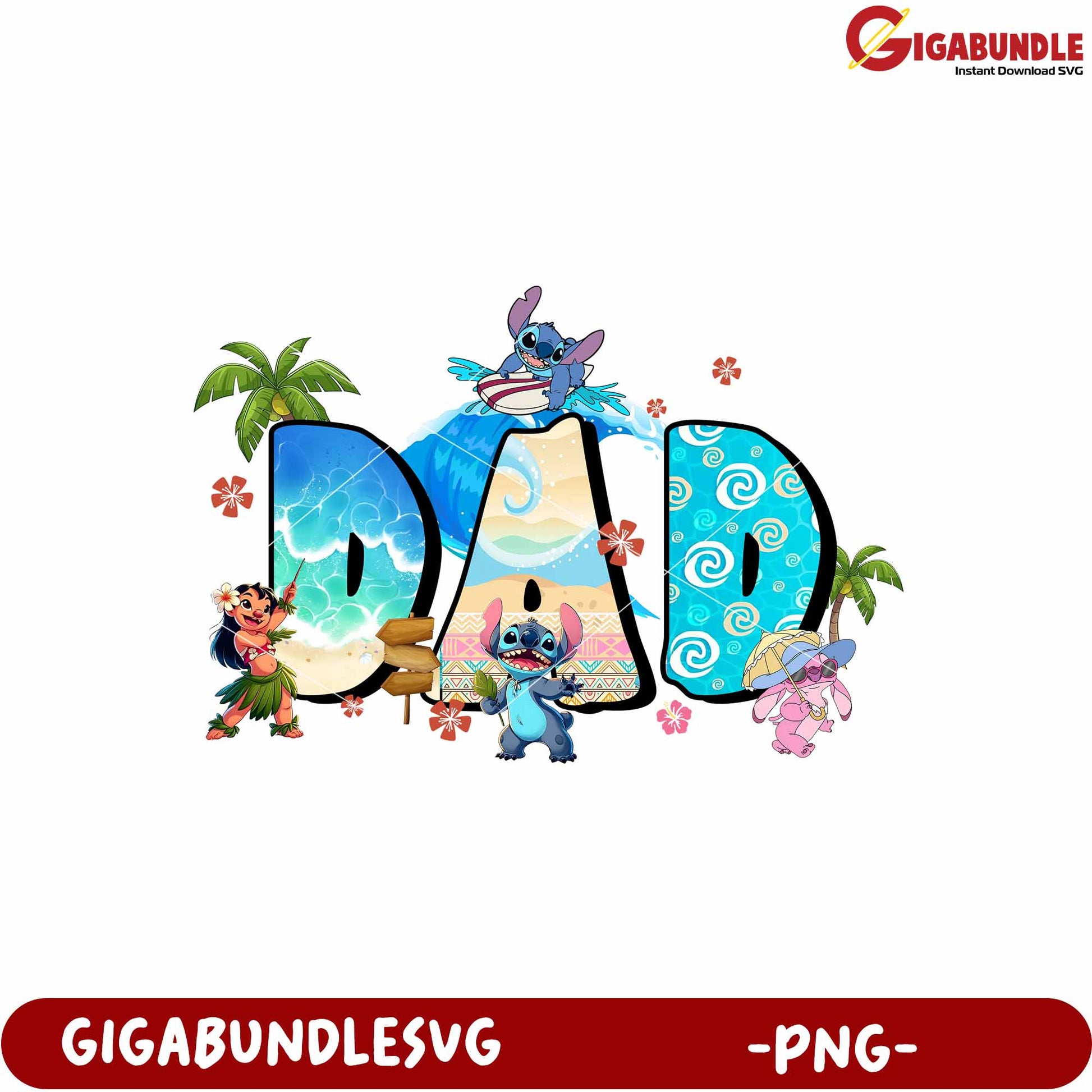 Dad stitch png, lilo and stitch dad png, disney dad character png