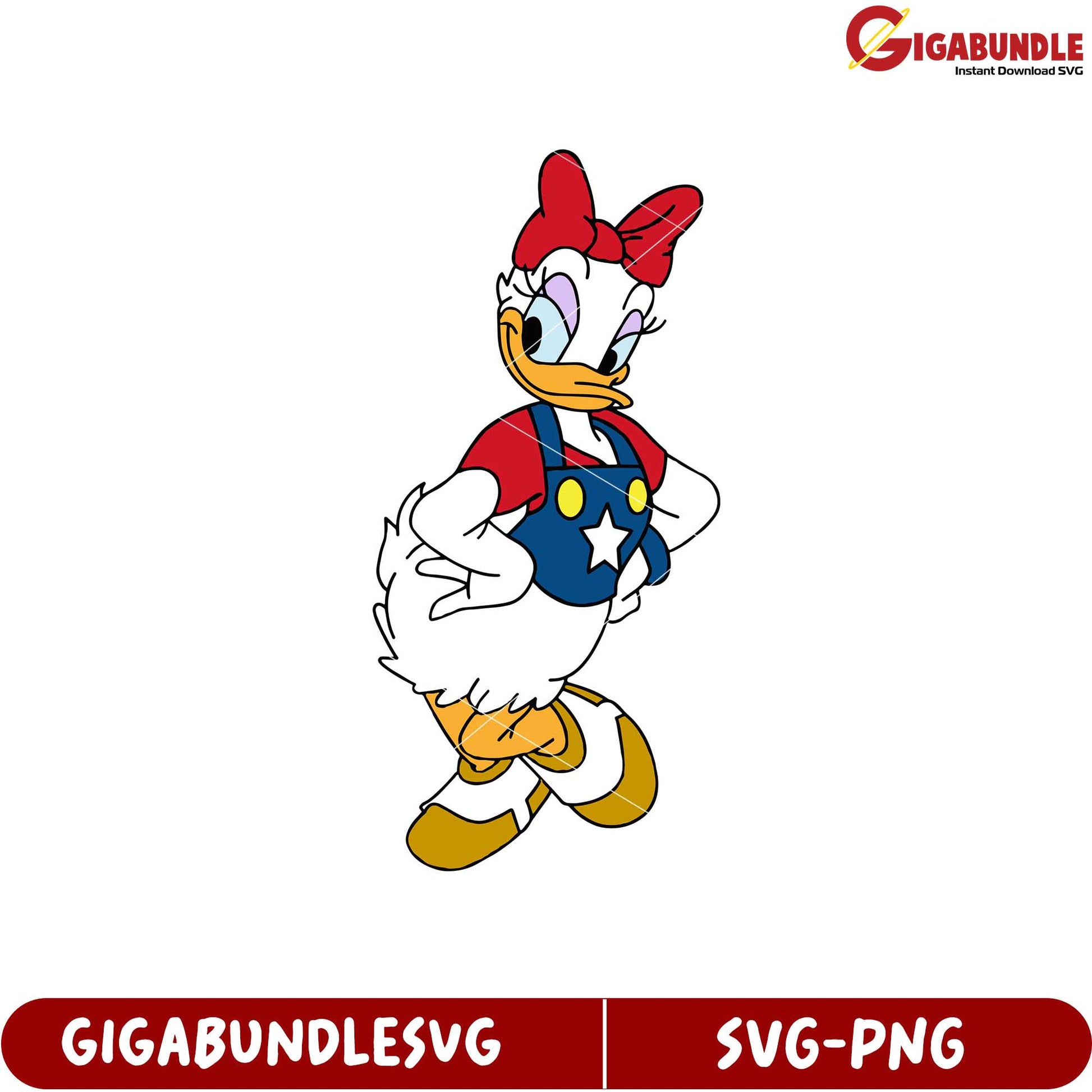 Daisy Duck Character SVG Design for Crafting and DIY Projects