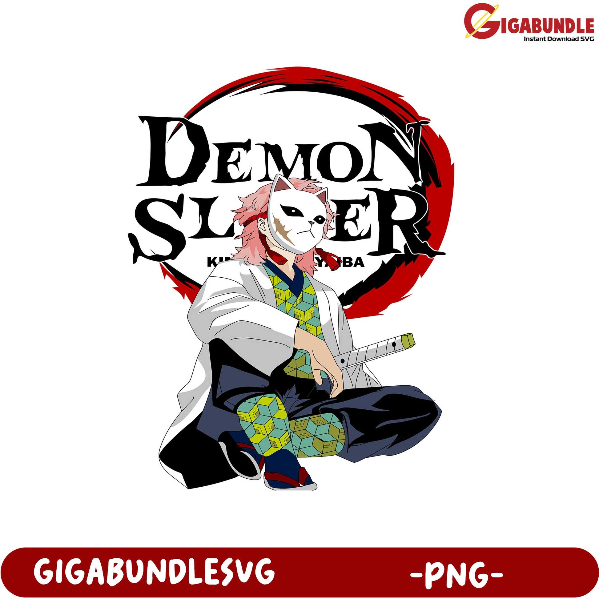 Demon Slayer PNG Character Art Instant Download for Fans