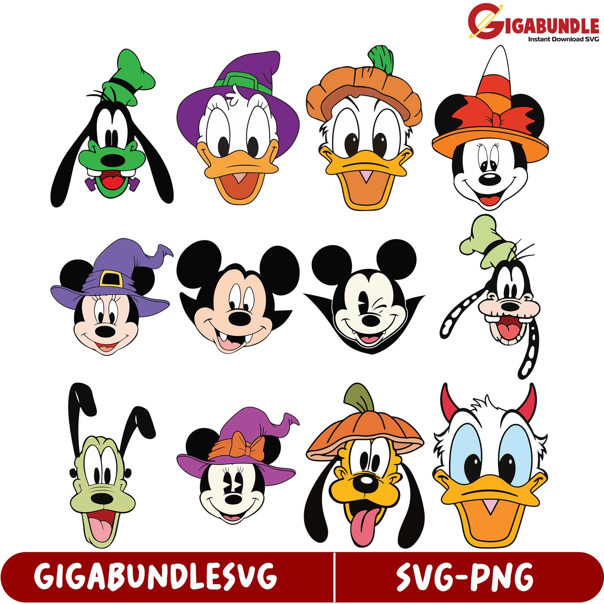 Disney-Inspired SVG Bundle Fun Character Designs for Crafts