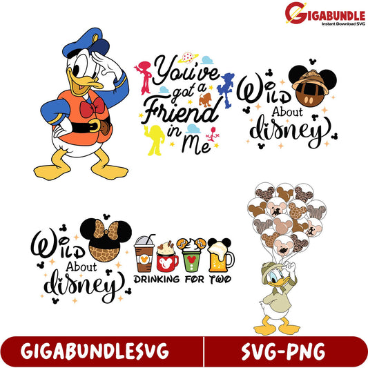 Disney-Inspired SVG Bundle Fun Designs for Everyone!