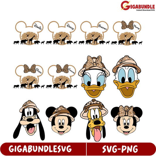 Disney-Inspired Safari SVG Bundle for Creative Projects Online