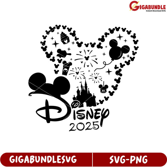 Disney 2025 Celebration SVG Artwork for Fans and Collectors