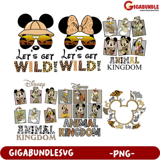 Disney Animal Kingdom PNG Bundle - Let's Get Wild Designs
