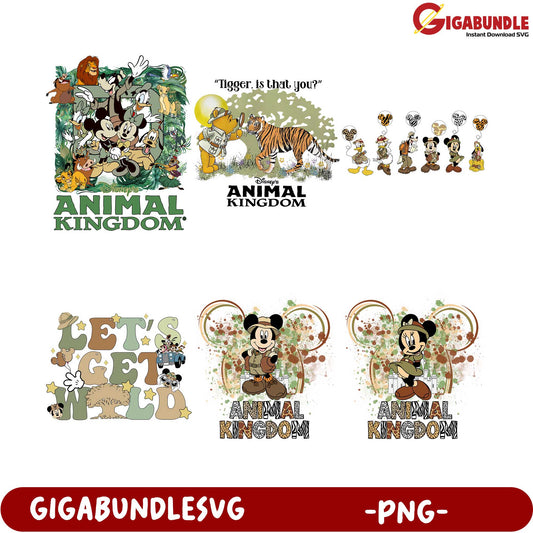 Disney Animal Kingdom PNG Bundle  Fun & Whimsical Designs