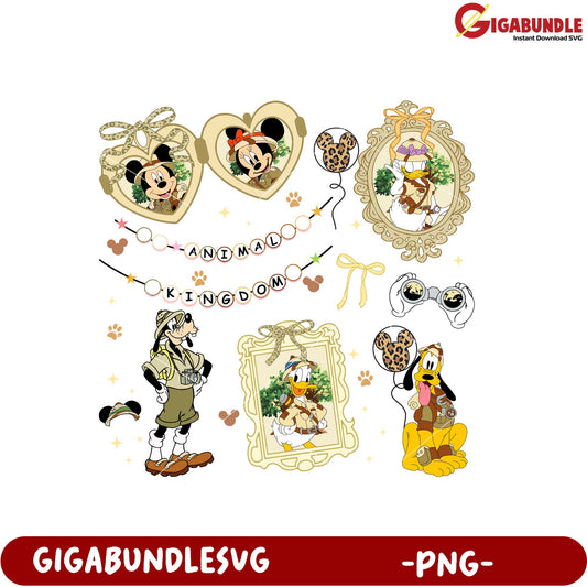 Disney Animal Kingdom PNG Clipart for Crafts and Design