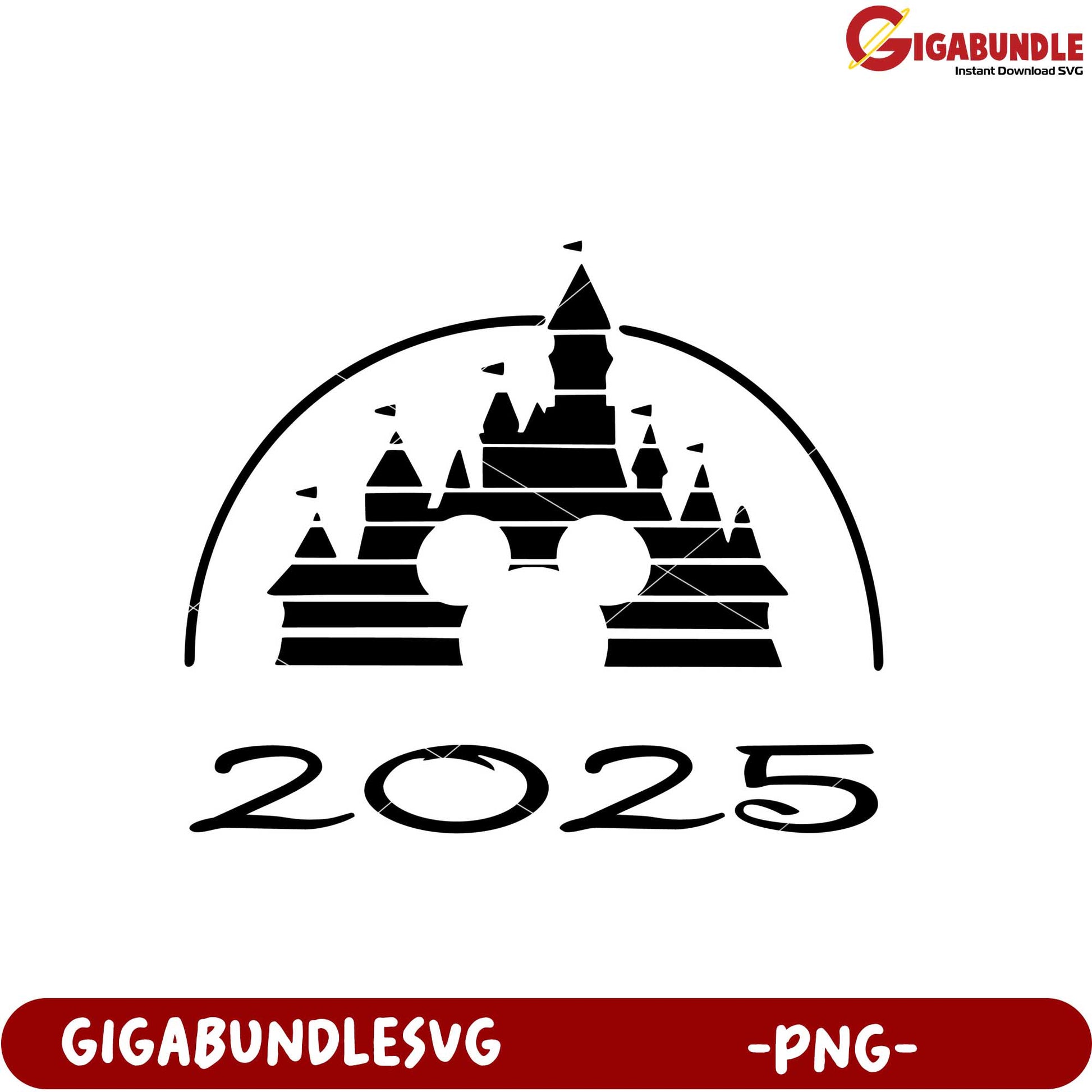 Disney Castle Design 2025 PNG Download for Celebrations