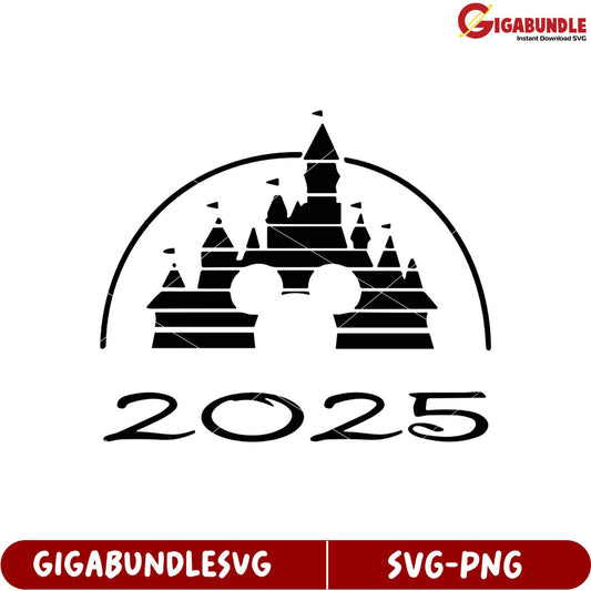 Disney Castle SVG Design for 2025 Celebrations and Events Download