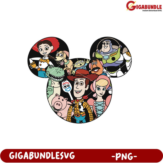 Disney Character PNG Graphic for Creative Projects
